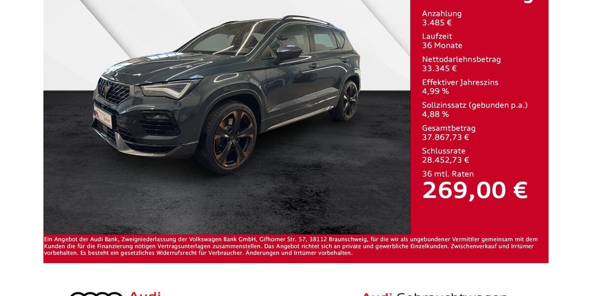Cupra Ateca 32.150 km 36.830 &euro; Giessen 35394