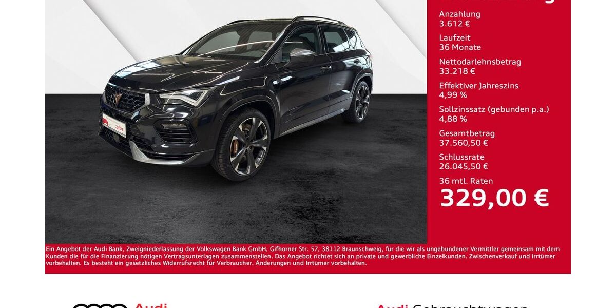 Cupra Ateca 33.500 km 36.830 &euro; Giessen 35394