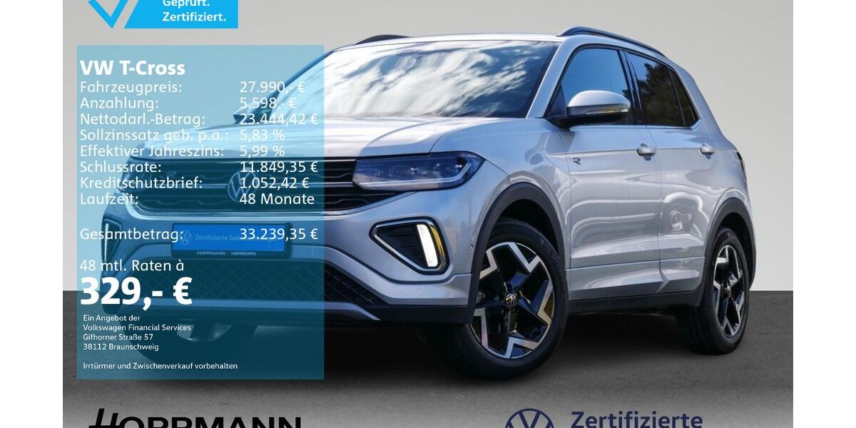 VW T-Cross 11.237 km 27.480 &euro; Herborn 35745