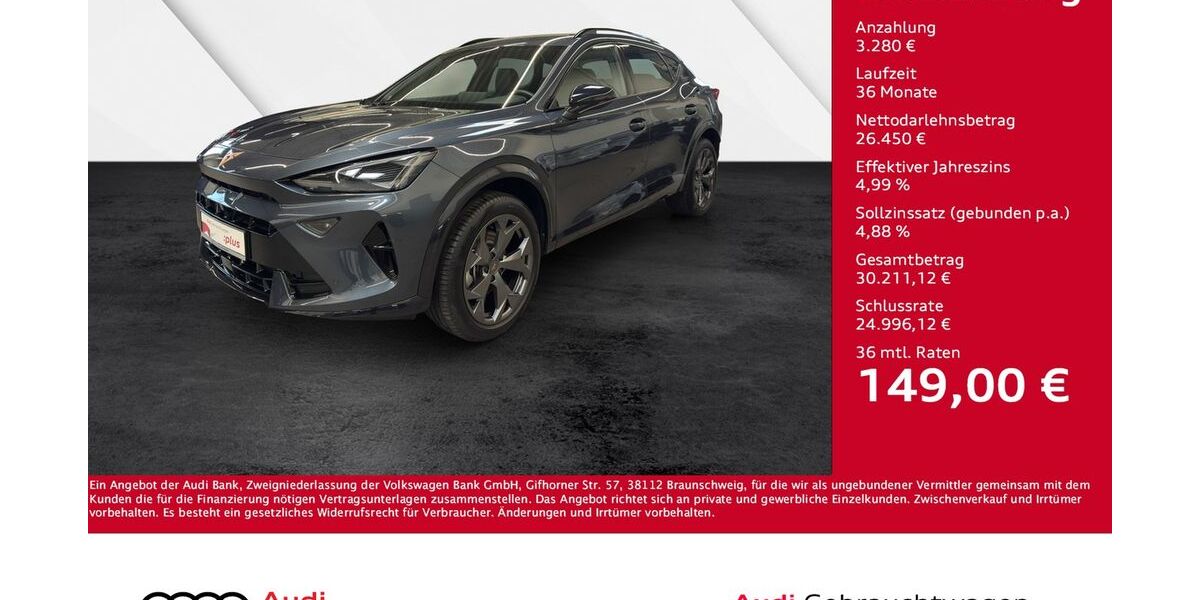 Cupra Formentor 13.980 km 29.730 &euro; Giessen 35394