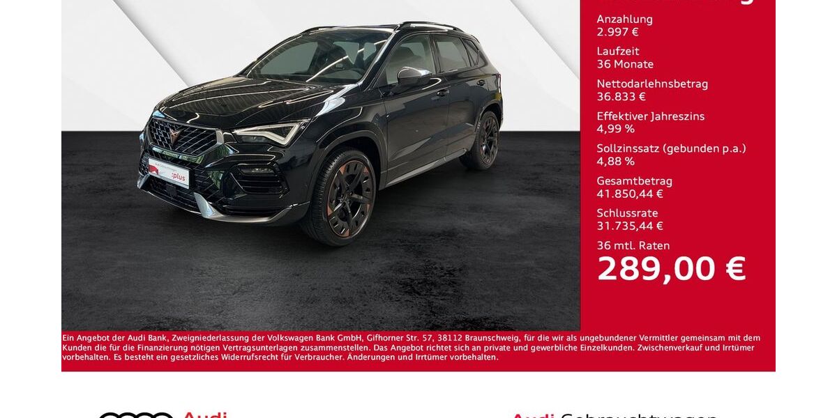 Cupra Ateca 13.000 km 38.830 &euro; Giessen 35394