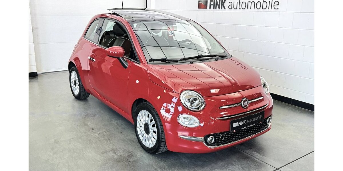 Fiat 500 0.9 TwinAir Lounge Schiebedach Klima PDC 50.900 km 10.420 &euro; Lich 35423