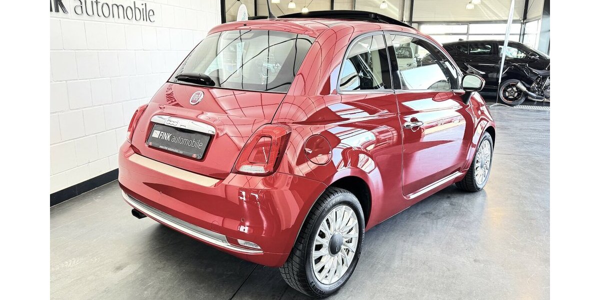 Fiat 500 0.9 TwinAir Lounge Schiebedach Klima PDC 50.900 km 10.420 &euro; Lich 35423