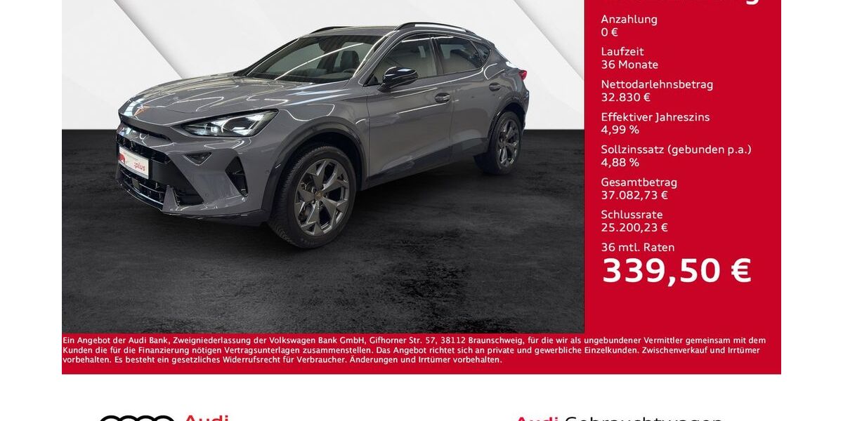 Cupra Formentor 20.150 km 31.830 &euro; Giessen 35394