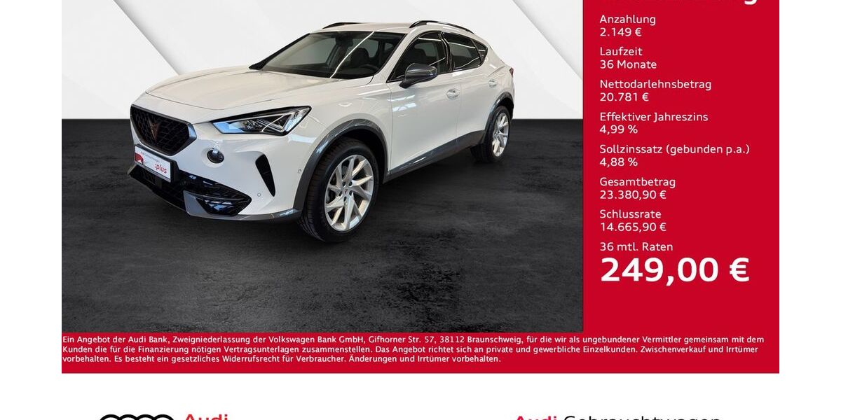 Cupra Formentor 24.900 km 22.930 &euro; Giessen 35394