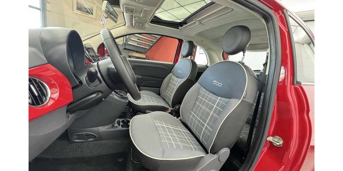 Fiat 500 0.9 TwinAir Lounge Schiebedach Klima PDC 50.900 km 10.420 &euro; Lich 35423