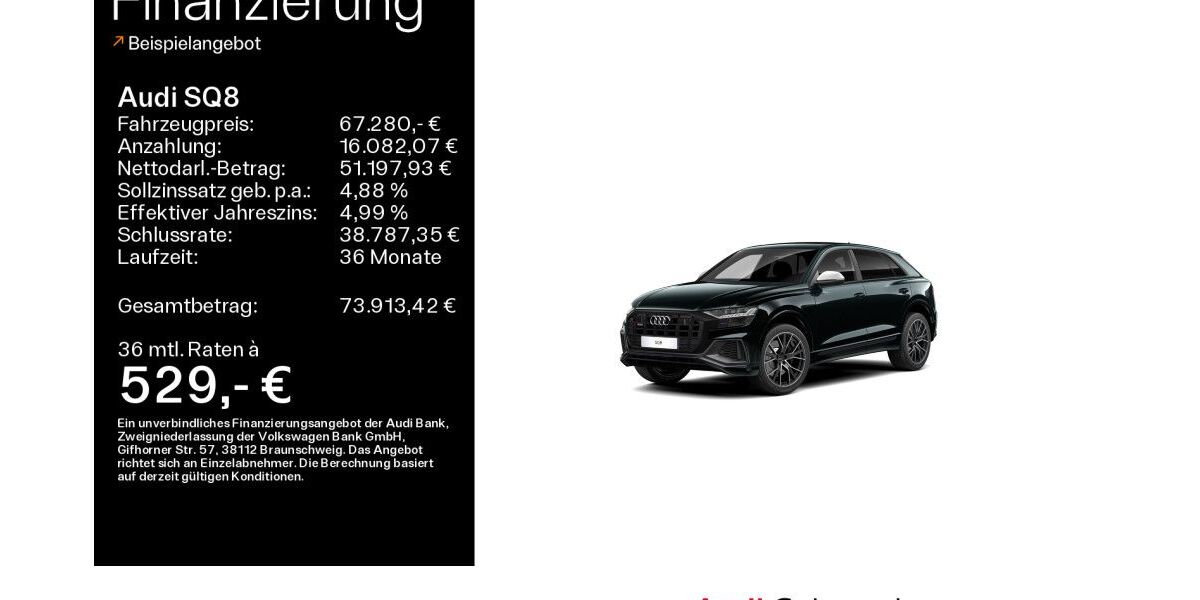 Audi SQ8 61.003 km 66.890 &euro; Bad Nauheim 61231