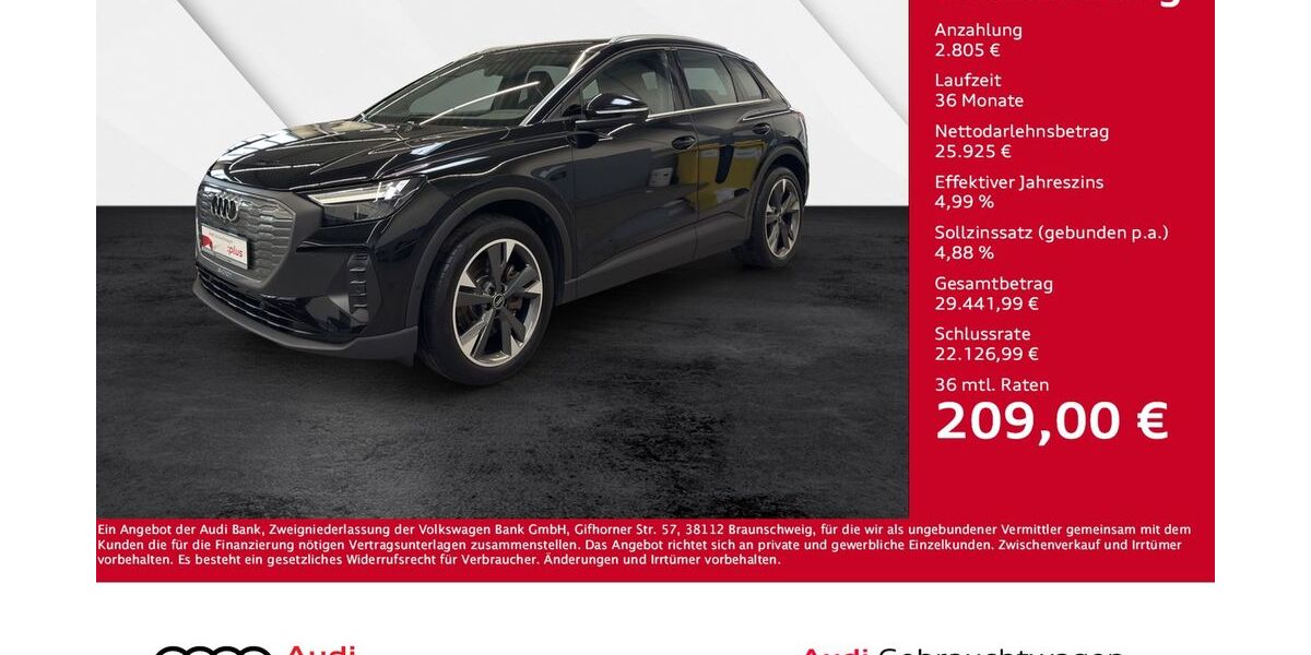 Audi Q4 e-tron 73.750 km 28.430 &euro; Giessen 35394