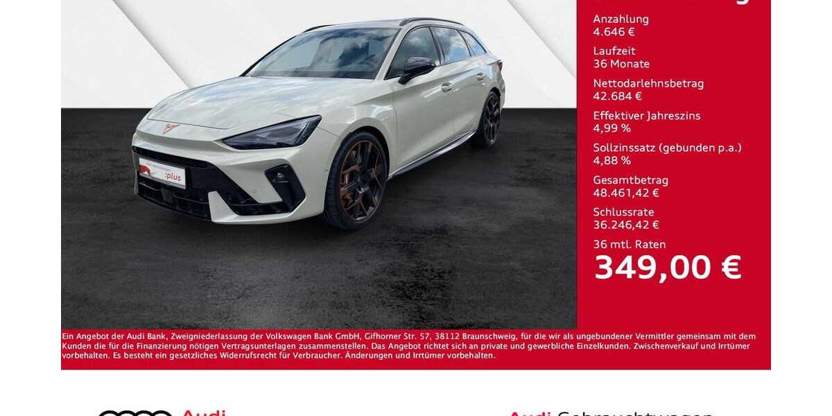 Cupra Leon 1.050 km 47.330 &euro; Giessen 35394